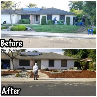 before and after photos