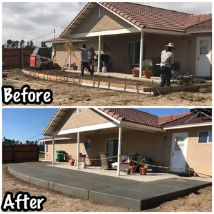 before and after photos