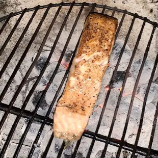 Barbecue salmon