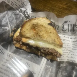Burger week feature patty melt