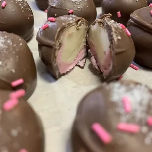 Raspberry Lemonade Truffles
