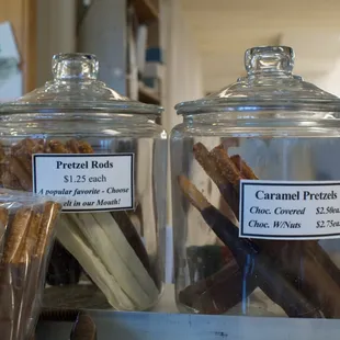 Pretzel rods - mmmm. My personal favorite.