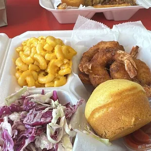 Shrimp and chicken dinner