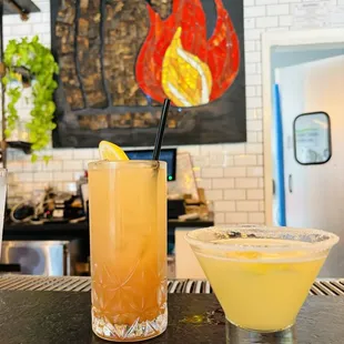 Great cocktails and service!  We had already eaten, but the menu looks marvelous!