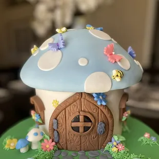 Fairy birthday cake