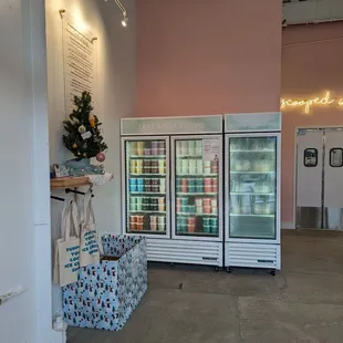 the inside of a store