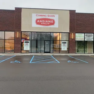 outside