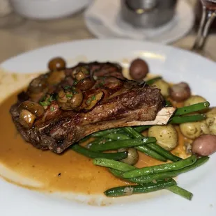 a plate of food on a table