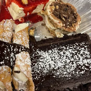 food, dough desserts, donuts