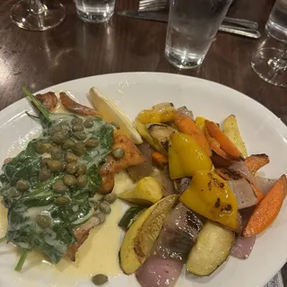 Salmon Spinacio