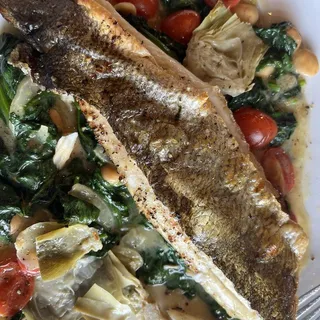 Mediterranean Style Branzino