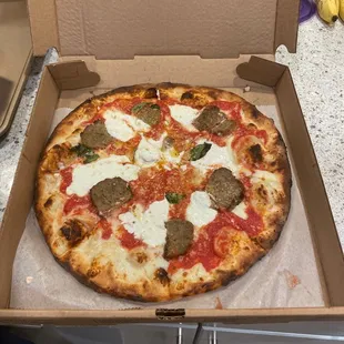 a pizza in a box