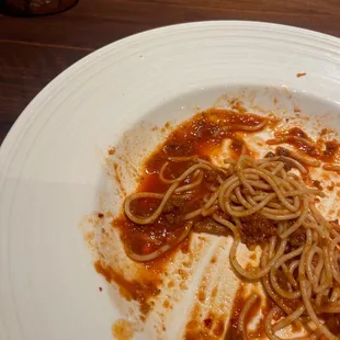 Spaghetti bolognese