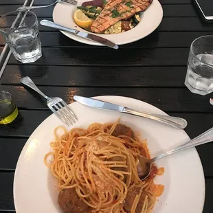 Spaghetti and Meatballs