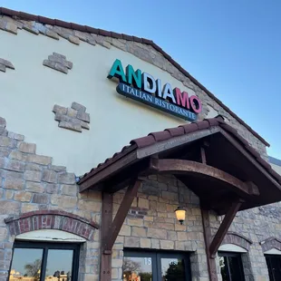 the front of a restaurant