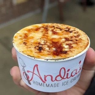 Salted Caramel Ice Cream Brulee