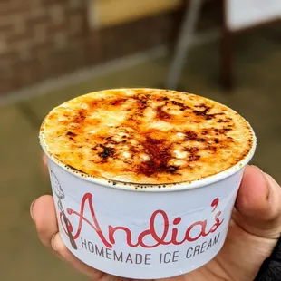 Salted Caramel Ice Cream Brulee