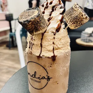 Torched S&apos;Mores milkshake