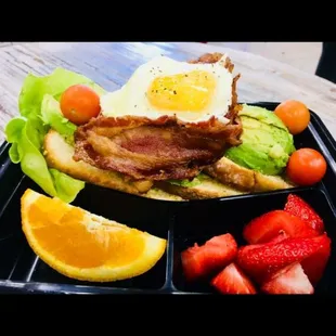 Now serving BLT bacon sunny side up come and enjoy Turu&apos;s favorite