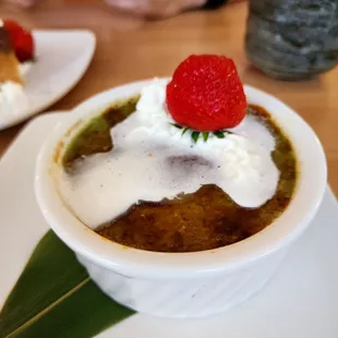 matcha creme brulee