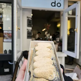 Delicious sesame crepe