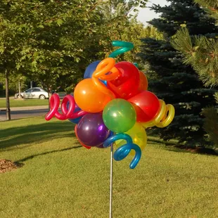 Pole clouds are great for outdoor events.  The withstand the elements.