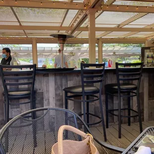 bar outside