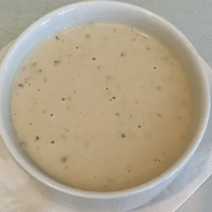 Cream of mushroom soup