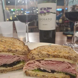 Happy Hammy Sandwich