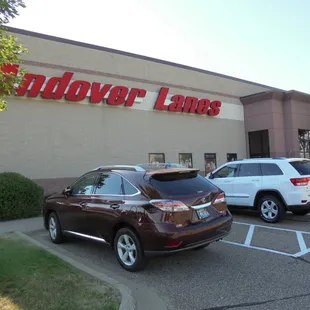 Main entrance to "The Guild" bar &amp; grille, east side.