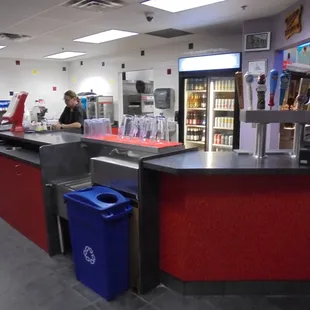 Food &amp; beverage counter.