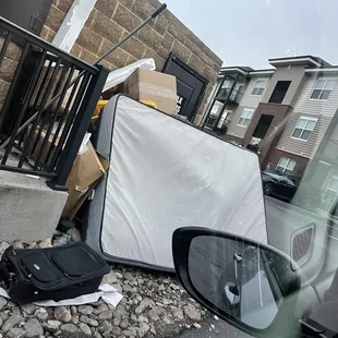 The stuff you will see when taking trash out!!!!! And how they remove mold