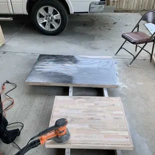 Wood Sanding &amp; Refinish