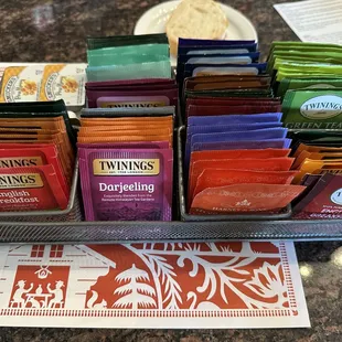 tea selection