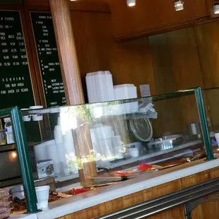 sushi and sashimi, interior