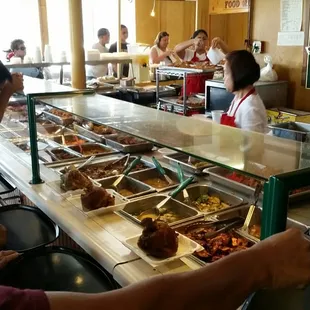 A big variety of foods to choose from for dine in or togo.