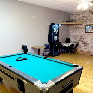 a pool table