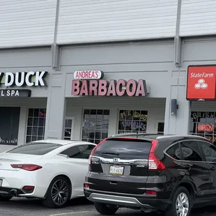 In a strip mall