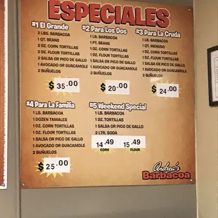 Specials