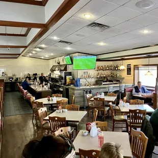 people sitting at tables