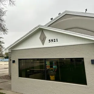 The outside of the restaurant