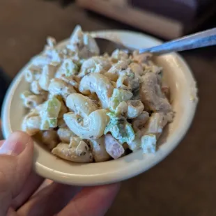 Side of macaroni salad