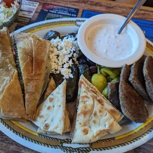 Taste of Greece platter