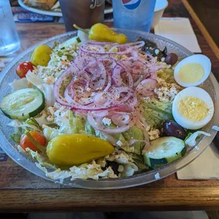 Large Greek salad - massive!!