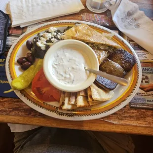 Trip to Greece platter