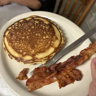 I love this style of pancakes! Never soggy and always delicious