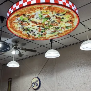 Pizza lamp