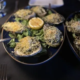 Oysters Rockefeller