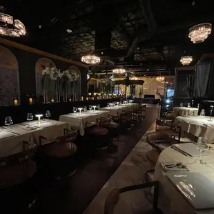 interior, sushi and sashimi