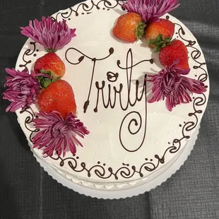 Lol, I think the h looks more like an r... but it tasted great!